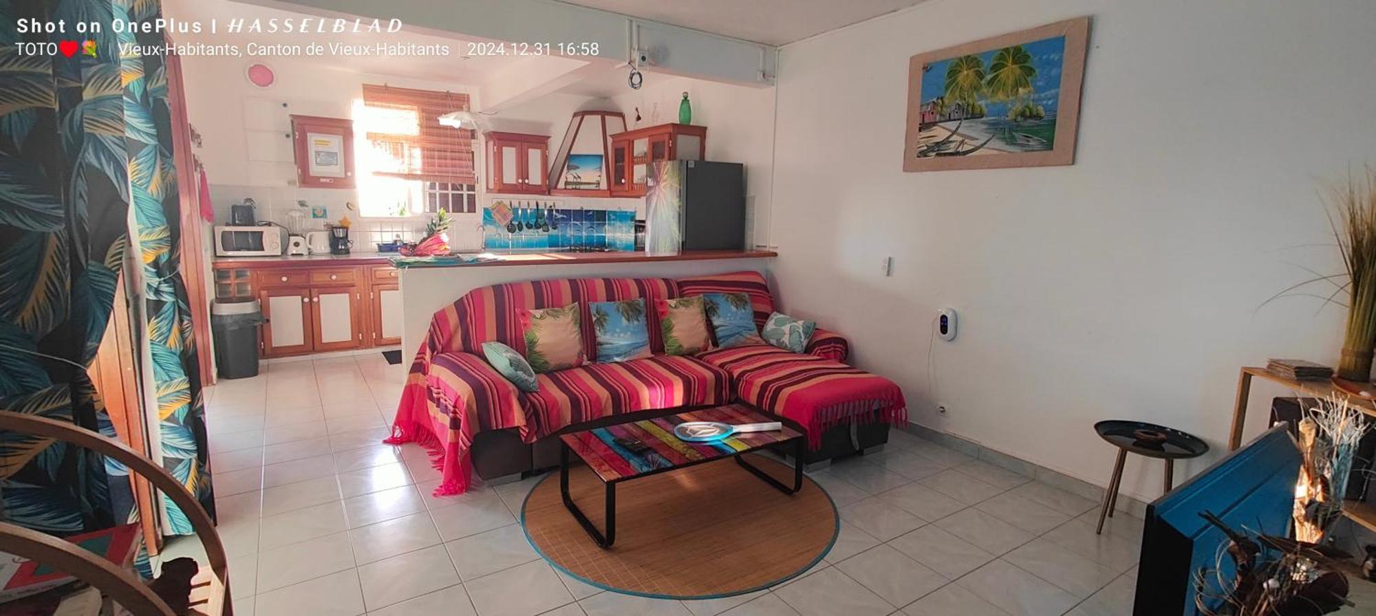 Appartement Luketo à Vieux-Habitants Extérieur photo